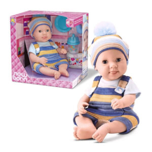Boneco diver new born menino brinca de papinha ref 8246 Divertoys