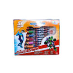 Estojo escolar hero squad c/ 51 pcs ref 3914 Wellmix