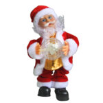Papai noel decorativo 30cm c/ bola giratoria ref ntc10383 Fartex