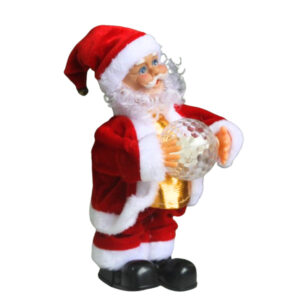 Papai noel decorativo 30cm c/ bola giratoria ref ntc10383 Fartex