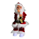 Papai noel decorativo musical 30cm ref ntc10385 Fartex