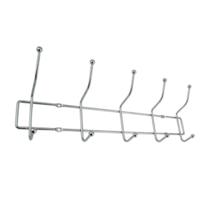 Cabideiro c/ 05 ganchos metal 40x7x13cm ref ck1138 Clink