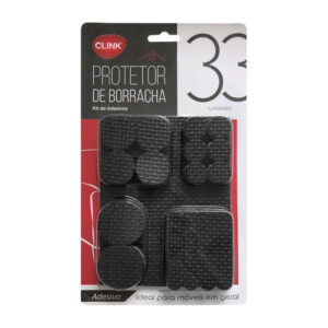 Kit c/ 33 protetores adesivos borracha ref ck4025 Clink