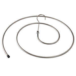 Cabide aspiral 45x0,8x15cm inox ref ck5742 Clink