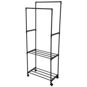 Organizador arara dupla 57x30x1,48cm ferro ref ck6136-1 Clink