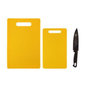 Kit c/ 02 tabuas de corte retangular plastico c/faca ck6240 Clink
