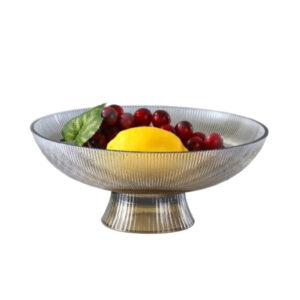 Produto Fruteira 26x26x11,5cm redonda plastico c/ pe ref ck7182 Clink