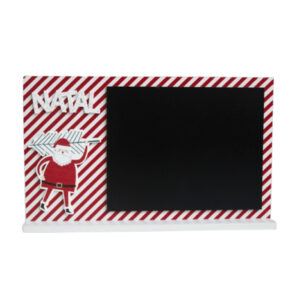 Placa 26x16cm decorativa natal c/ quadro escrver nta01069 Fartex