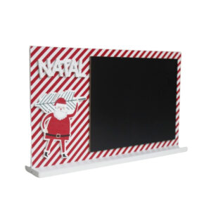 Placa 26x16cm decorativa natal c/ quadro escrver nta01069 Fartex