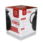 Garrafa termica 01 lt bola preta ref cb3475 C3B Comercio