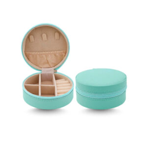 Porta joias pu c/flanela verde 10x05cm ref cb3554 C3B Comercio