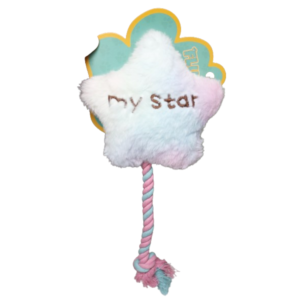 Brinquedo estrela de pelucia p/ pets ref cb3960 C3B Comercio