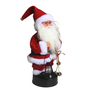 Papai noel decorativo musical 30cm ref ntc10012 Fartex