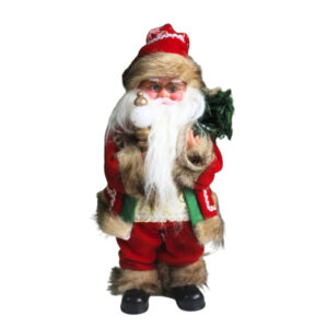 Papai noel decorativo musical 30cm ref ntc10014 Fartex
