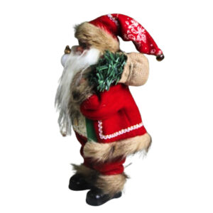 Papai noel decorativo musical 30cm ref ntc10014 Fartex