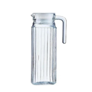 Jarra 01 lt vidro c/ tampa plastico ref f0194 Flashgoods
