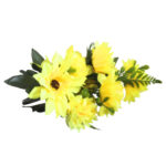 Buque c/ 10 galhos gerbera e crisantemo 50cm ref 5349 SMO Import