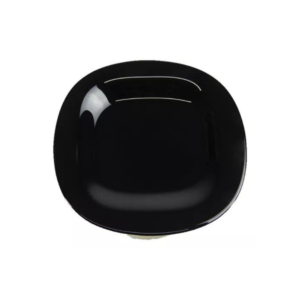 Prato lanche 19cm vidro opaline carine noir 5184 Lyor Coliseu
