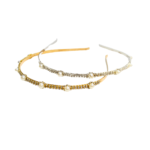 Pacote c/ 12 tiaras perola ref 6846 Lucio Armarinhos