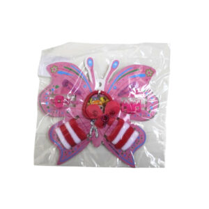 Cartela acessorios cabelo infantil borboleta 6443 Lucio Armarinho