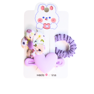 Kit c/ tic tac e rabico cabelo infantil flor 4127 Lucio Armarinho