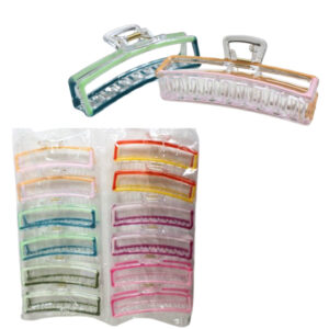 Prendedor de cabelo piranha reta color 9068 Lucio Armarinhos