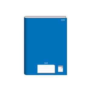 Caderno 96 folhas brochura 14x20cm azul caligrafia 54944 Jandaia