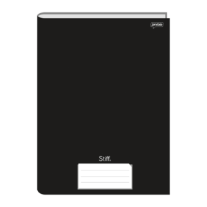 Caderno 96 folhas brochura 20x27,5cm preto ref 63773 Jandaia