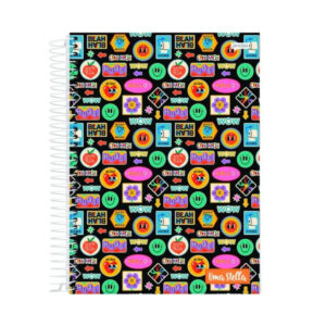 Caderno 10 mat 160 folhas espiral capa dura stella 68791 Jandaia