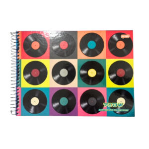 Caderno desenho 80 folhas espiral 27,5x20cm CD 75109 Jandaia