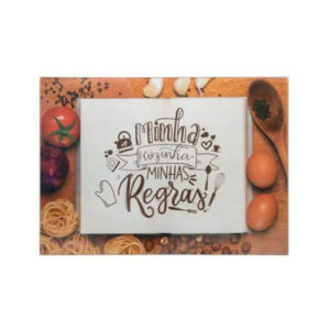 Tabua de corte 30x20cm vidro ref ck088 Clink