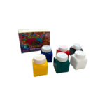 Caixa c/ 06 tinta guache escolar 15ml chocolix ref ech03fp Master