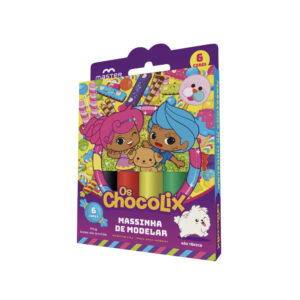 Massa de modelar c/ 06 cores chocolix 90g ref ech08fp Master