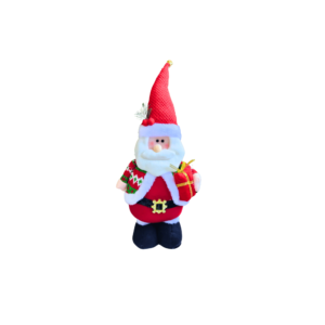 Enfeite decorativo de natal papai noel 54cm feltro 0264 Multiart