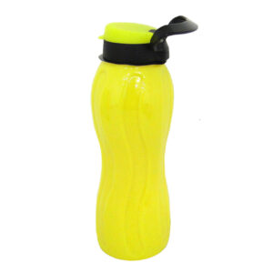 Garrafa 1000 ml squeeze plastico neon amarelo ref ms294 Etilux