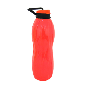 Garrafa 1000 ml squeeze plastico neon laranja ref md296 Etilux