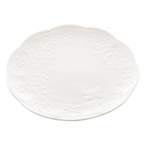 Prato raso 27cm porcelana flower ref 220131 Lyor Coliseu