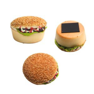 Enfeite decorativo imã geladeira hamburguer ref 6291 Amigold