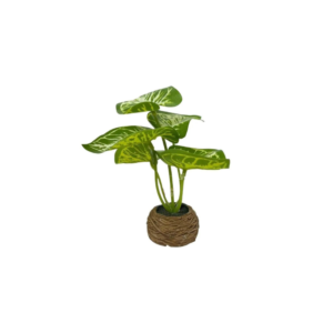 Vaso 18x4,5cm decorativo c/ planta artificial cb1326 C3B Comercio