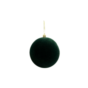 Bola de natal decorativa 10cm veludo ref ntb17101 Fartex