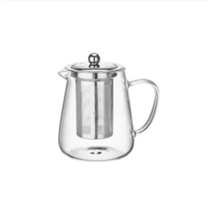 Chaleira 280ml vidro borossilicato c/ difusor dt8408 Fu Xing