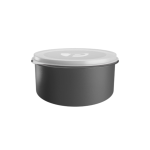 Pote 1,6 lts red organizador premium grafite c/ tampa 1048 Pratic