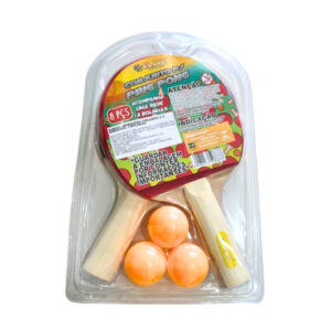 Jogo raquete ping pong c/ 03 bolinhas ref rj8324 Elite