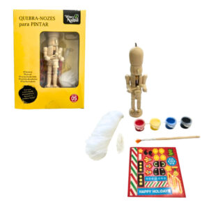Enfeite de natal quebra nozes c/ tinta p/ pintar nta25910 Fartex