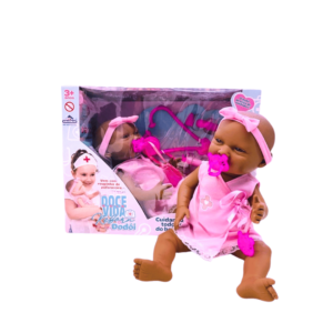 Boneca bebe doce vida reborn dodoi negra ref 480 Adijomar