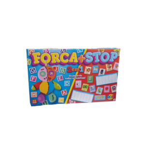 Jogo 2 em 1 forca + stop palavras ref 1084 GGBplast
