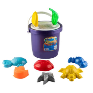 Kit balde de praia castelao c/ acessorios ref rb04 Rei do Balde