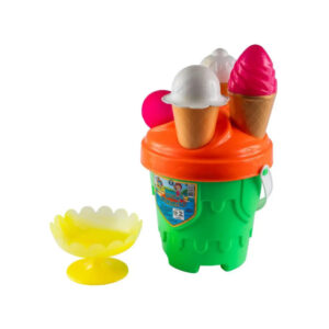 Kit balde de praia sorvetao c/ acessorios ref rb19 Rei do Balde