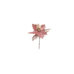 Enfeite decorativo de natal galho 34cm folha flh65 Multiart