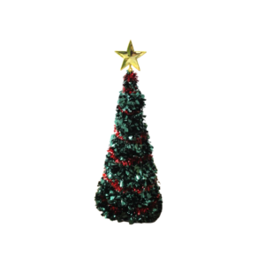 Arvore de natal mini 26 cm verde/vermelho ref nat0245 Multiart